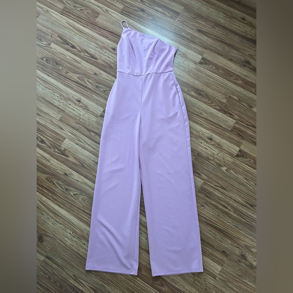 Women’s Purple Jumpsuit Wide Leg